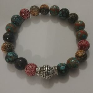 Artist Impression Jasper  Stretch Bracelet